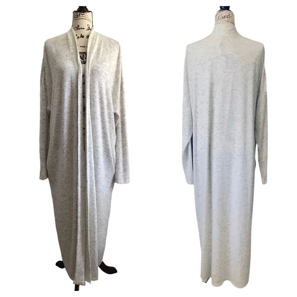 Lovers + Friends  - NWT Candace Maxi Cardigan in Heather Grey - Size XL - Picture 15 of 15